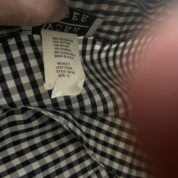 Work order women’s black and white skirt size 12 - Picture 9 of 9